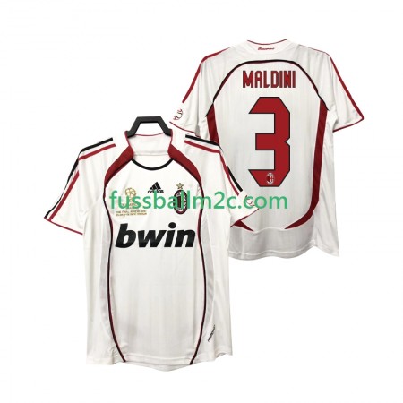 Fußballtrikots AC Mailand MALDINI 3 2006 2007 Retro Auswärts Trikotsatz Fußballtrikots AC Mailand MALDINI 3 2006 2007 Retro Auswärts Trikotsatz